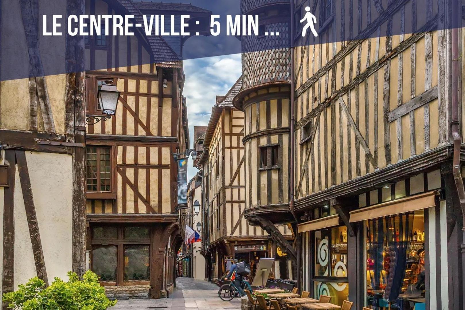 Le Travel - Appartement Equipe Proche Centre Et Yschools تروي المظهر الخارجي الصورة